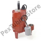 Automatic Residential Grinder Pump W  Float Switch  25  Cord  1 Hp  115v