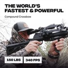Ballista Bat Reverse Draw Compound Crossbow With T-buttstock 340fps 150lbs 4lb