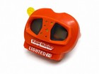 Tyco 1991  Lighted View-master 3d Viewer Orange With 14 Reels  Works  Clean Vtg