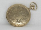 Exquisite 1906 Antique 16s Waltham 14k Yellow Gold Fill Hunter Case  Serviced 