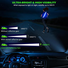 Reflective Sash Gear For Walking At Night flashing Led Reflective Belt Safety