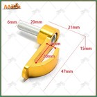 Cnc Aluminium Motorcycle Parts Single Hole Hook Helmet Hook Holder Universal 