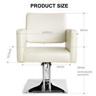 Hydraulic White Barber Chair Ladies Hair Spa Salon Styling Beauty Equipment