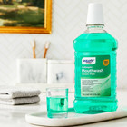 Equate Green Mint Antiseptic Mouthwash For Bad Breath   Plaque Oral Care  1 5l