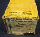 Vintage Entry Lock Set Brass Pull Handle   Knob Dead Bolt W  2 Keys - Dexter Nos