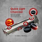 Pack Of 100 Quick Light Charcoal Tablets For Incense 33 Mm Resin Burner Rolls   