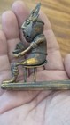 Pre-columbian Tumbaga Shaman Finial Tairona Culture