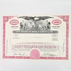 Pan American World Airways Share Capital Stock 1966 Lot Of 4