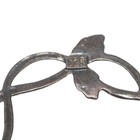Vintage Sterling Silver Floral Brooch Pin