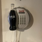 Vintage Coke Cola Phone Landline Telephone Wall Mount 