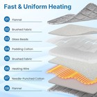 Sunvivipro Gentle Pressure Heating Pad Weighted Electric Pad Soothing Heat