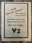 1944 Wwii German Propaganda Leaflet    shadow Over England    V-2 Rocket