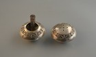 Vintage Navajo Indian Sterling Silver Salt   Pepper Shaker Set Spoon - Tim Kee