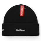 Supreme New Era Box Logo Fw25 Beanie Navy World Famous Cap Brand New