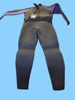 Neosport Mens Full Wetsuit 3mm Neoprene Size L Black   Blue With Back Zipper