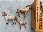 Classic Breyer Horse Vintage Club  10359 Red Roan Mustang Family Mare Foal Etc