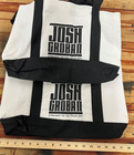 Vintage Josh Groban Canvas Tote Bag Tour 2011 Straight To You 11x17 New