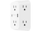 Belkin 6-outlet Wall Surge Protector With Usb-a And Usb-c Port  White