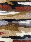 Vintage Latch Hook Shag Rug Wall Hanging Boho Decor 1970s