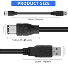 Firewire Ieee 1394 Cable For Data Transfer  Firewire 1394 6 Pin To Usb Adapter C