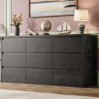    9 Drawer Dresser Wood Chest Of Drawers For Bedroom Large Modern Storage Cabinet
