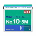 Max Mini Staples  10 - For Hd-10fl Ergonomic Stapler  5000 Pack