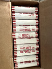  25 Bank Box Of 2 500 Pennies   50 Sealed Rolls   Find Wheats  Copper And Errors