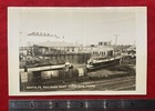 1940c   santa Fe Railroad Shop   Cleburne  Tx  Real Photo  rppc  Postcard  Rare 