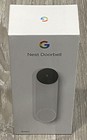 Google Nest Doorbell Gwx3t  battery  Ga01318-us Snow  new sealed 