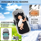 Aileekiss 3-in-1 Convertible Baby Stroller  Folding Newborn Stroller With Big Se