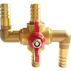 Heater Core Bypass Valve 4-way Solid Brass Automobile Integrated Manual Usa