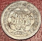 1858 Seated Liberty Half Dime  Free Shipping