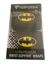Batman Premium Weight Lifting Wrist Support Wraps Black Performa