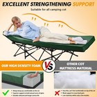 Camping Cot Mattress 2in Memory Foam Sleeping Pad soft Warm Non-slip Camping    