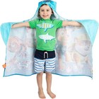 Franco Kids Bath And Beach Soft Cotton Terry Hooded 24 In X 50 In  Multicolor 