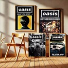 Rock Band Oasis Promo Poster Print Britpop Music Large Logo Wall Art Decor