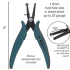 The Beadsmith 1 8mm Metal Hole Punch  With Gauge Guard To Create Clean Holes    