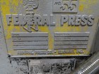 Federal No 55 Mechanical Obi Punch Press 60 Ton Air Brake Clutch 4  Stroke 10hp