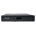 Open Box  Sound Town 19  2u Locking Rack Drawer With Protection Foam  strd-2d-r 