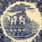 Old State House Boston Wedgwood Plate 10 1 4  - Perfect Condition