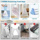 3 Gallon Trash Bags Drawstring 0 96 Mil - 120 Count 12 Liter Small Garbage Bags