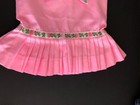 Vintage Kate Greenaway Toddler Girls Pink Pleated Dress Size 3