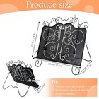 Cookbook Stand  Vintage Metal Bible Holder Stand Recipe Book Holder  