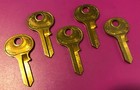 Master Lock Brass  Key Blanks  Set Of 5     Locksmith                       kb6 