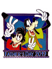 Disney Parks Exclusive Father   s Day Pin 2019 Goofy   Max Limited Edition 4000
