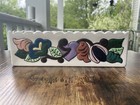 Vintage Ceramic 70s Planter Painted Flower Pot Rectangle