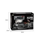 Remote Control Big Scale Steam Train Set With Sound   Light Freight Cars