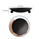 Elegant Metal Pedestal Candle Holders - Set Of 3 Decorative Centerpieces