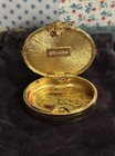 Vintage Estee Lauder Collectible Keepsake Solid Perfume Compact  Blue Cameo