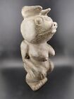 Chinese Old  Jade hongshan Culture collectibles rare Pig   Apollo statue G 489 